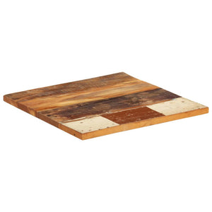 vidaXL Square Table Top 60x60 cm 25-27 mm Solid Reclaimed Wood