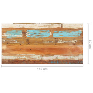 vidaXL Rectangular Table Top 60x140 cm 25-27 mm Solid Reclaimed Wood