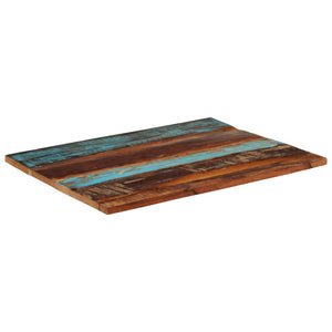 vidaXL Rectangular Table Top 70x90 cm 25-27 mm Solid Reclaimed Wood