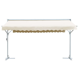 vidaXL Free Standing Awning 500x300 cm Cream