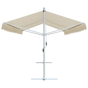 vidaXL Free Standing Awning 500x300 cm Cream