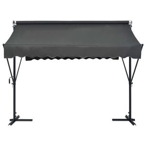 vidaXL Free Standing Awning 300x300 cm Anthracite