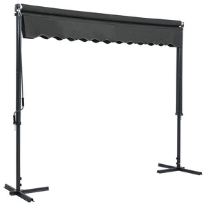 vidaXL Free Standing Awning 300x300 cm Anthracite