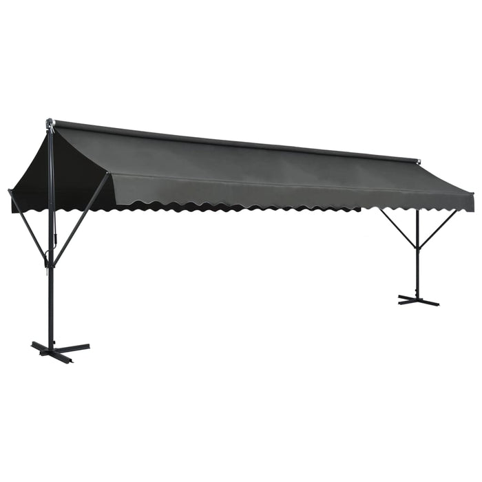 vidaXL Free Standing Awning 600x300 cm Anthracite