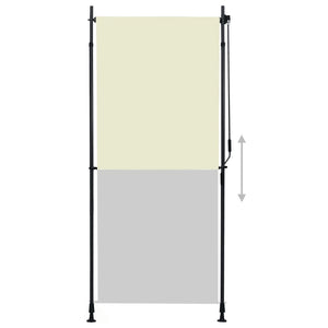 vidaXL Outdoor Roller Blind 100x270 cm Cream