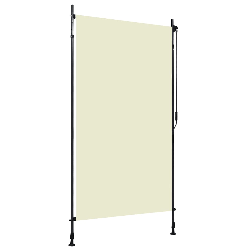 vidaXL Outdoor Roller Blind 120x270 cm Cream