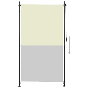 vidaXL Outdoor Roller Blind 120x270 cm Cream