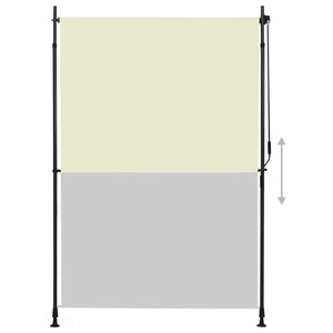 vidaXL Outdoor Roller Blind 150x270 cm Cream