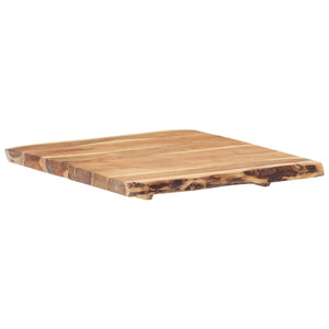 vidaXL Table Top Solid Acacia Wood 58x(50-60)x3.8 cm