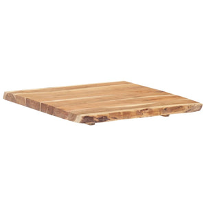 vidaXL Table Top Solid Acacia Wood 58x(50-60)x3.8 cm