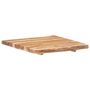 vidaXL Table Top Solid Acacia Wood 58x(50-60)x3.8 cm