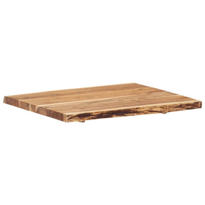 vidaXL Table Top Solid Acacia Wood 80x(50-60)x3.8 cm