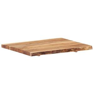 vidaXL Table Top Solid Acacia Wood 80x(50-60)x3.8 cm