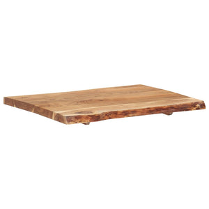 vidaXL Table Top Solid Acacia Wood 80x(50-60)x3.8 cm