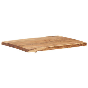 vidaXL Table Top Solid Acacia Wood 80x(50-60)x3.8 cm