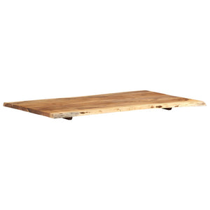 vidaXL Table Top Solid Acacia Wood 100x(50-60)x2.5 cm