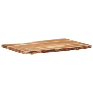 vidaXL Table Top Solid Acacia Wood 100x(50-60)x3.8 cm