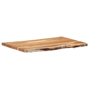 vidaXL Table Top Solid Acacia Wood 100x(50-60)x3.8 cm