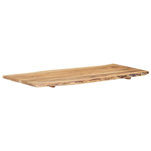 vidaXL Table Top Solid Acacia Wood 118x(50-60)x2.5 cm