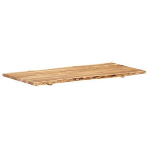 vidaXL Table Top Solid Acacia Wood 118x(50-60)x2.5 cm