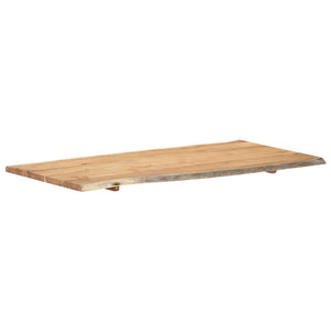 vidaXL Table Top Solid Acacia Wood 118x(50-60)x2.5 cm