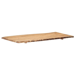 vidaXL Table Top Solid Acacia Wood 118x(50-60)x2.5 cm