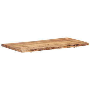 vidaXL Table Top Solid Acacia Wood 118x(50-60)x3.8 cm