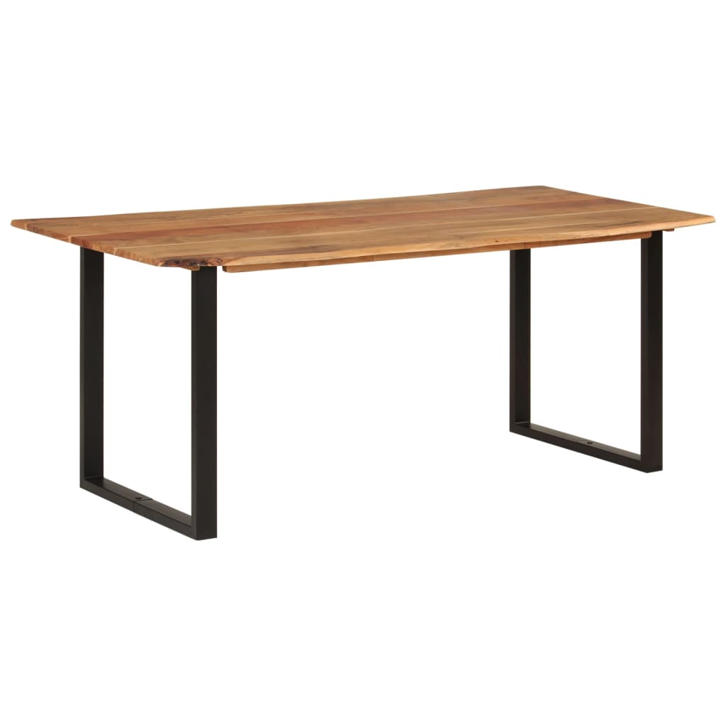 vidaXL Dining Table 180x90x76 cm Solid Acacia Wood