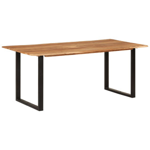 vidaXL Dining Table 180x90x76 cm Solid Acacia Wood