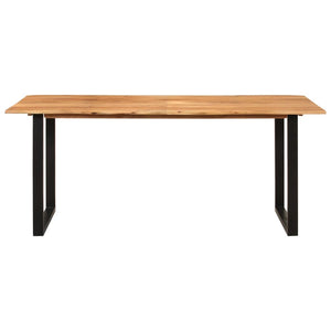 vidaXL Dining Table 180x90x76 cm Solid Acacia Wood