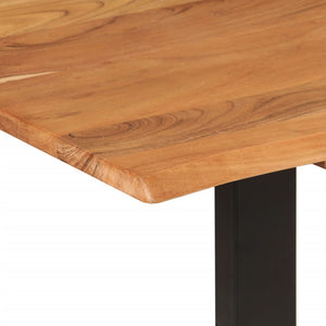 vidaXL Dining Table 180x90x76 cm Solid Acacia Wood