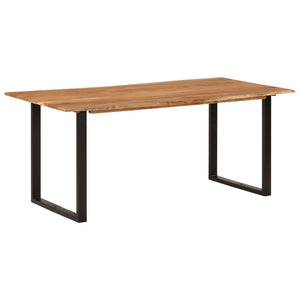 vidaXL Dining Table 180x90x76 cm Solid Acacia Wood