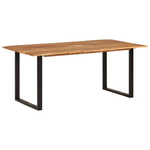 vidaXL Dining Table 180x90x76 cm Solid Acacia Wood