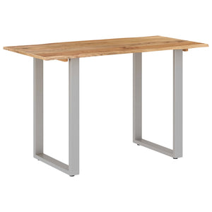 vidaXL Dining Table 118x58x76 cm Solid Acacia Wood