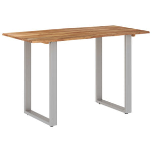 vidaXL Dining Table 118x58x76 cm Solid Acacia Wood