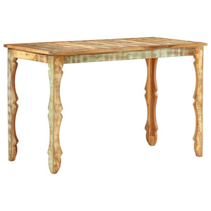 vidaXL Dining Table 120x60x76 cm Solid Reclaimed Wood