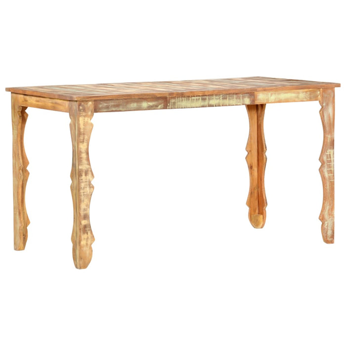 vidaXL Dining Table 140x70x76 cm Solid Reclaimed Wood