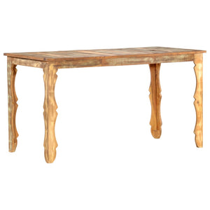 vidaXL Dining Table 140x70x76 cm Solid Reclaimed Wood