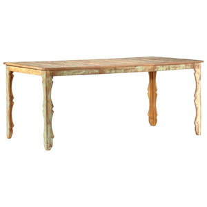 vidaXL Dining Table 180x90x76 cm Solid Reclaimed Wood