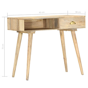 vidaXL Console Table 90x45x75 cm Solid Mango Wood