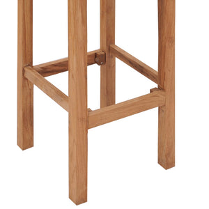 vidaXL Bar Stools 4 pcs Solid Teak Wood