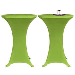 vidaXL Stretch Table Cover 4 pcs 60 cm Green