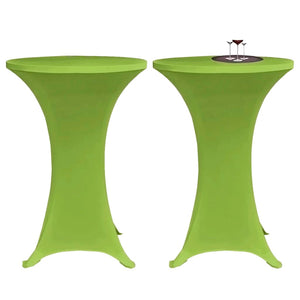 vidaXL Stretch Table Cover 4 pcs 80 cm Green