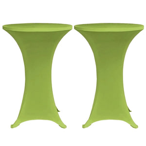 vidaXL Stretch Table Cover 4 pcs 80 cm Green