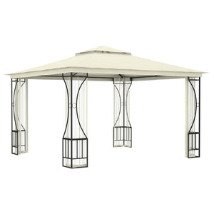 vidaXL Gazebo with Nets 300x300x265 cm Cream