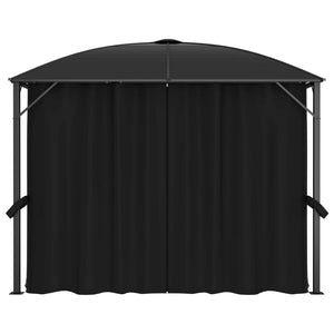 vidaXL Gazebo with Curtains 300x300x265 cm Anthracite