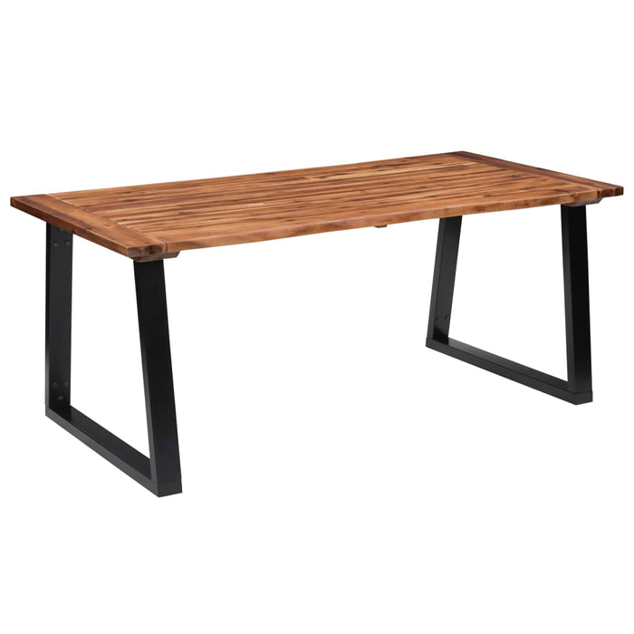 vidaXL Dining Table Solid Acacia Wood 180x90 cm