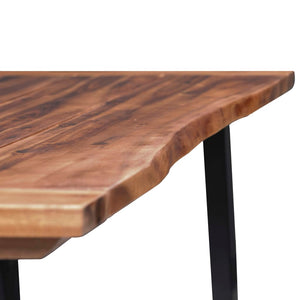 vidaXL Dining Table Solid Acacia Wood 180x90 cm