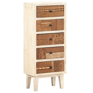 vidaXL Drawer Cabinet 45x30x105 cm Solid Reclaimed Wood