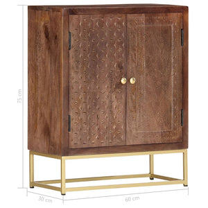 vidaXL Sideboard 60x30x75 cm Solid Mango Wood